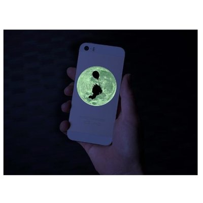 Silhouette printable glow in the dark sticker paper