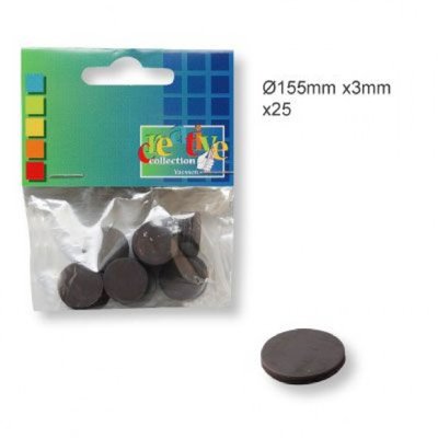 1.55cm Magneetjes rond