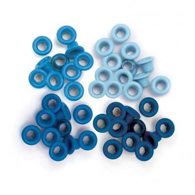 We R Memory Keepers standard eyelets blue