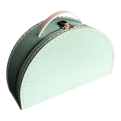 28cm koffertje half rond mint