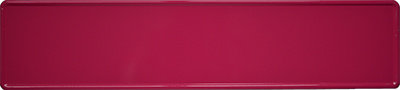 Donker roze kentekenplaat