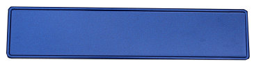 Glitter blauw kentekenplaat