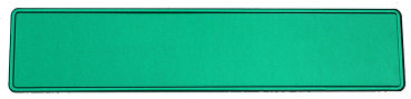 Glitter groen kentekenplaat