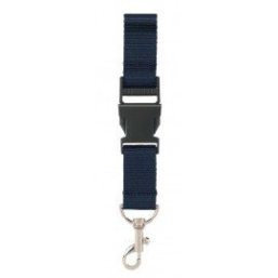 Keycord Met Neksluiting Navy