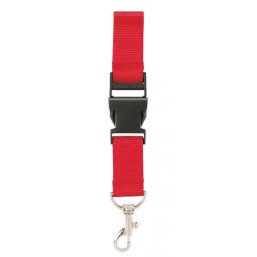 Keycord Met Neksluiting Rood