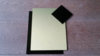Naambord Luxe zwart-goud look-zwart ruitje