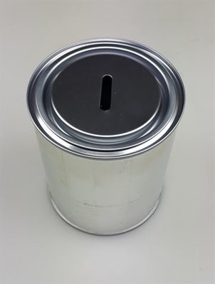 Blikje 750ml Spaarpot