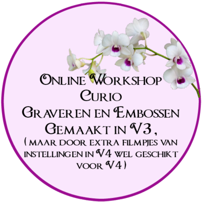 Online workshop Curio graveren en embossen