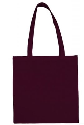 Cotton bag claret