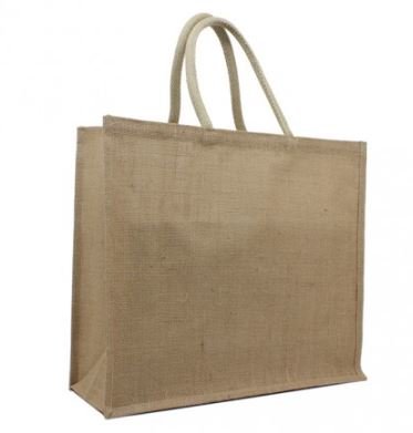 Jute tas klein 30+20x30cm