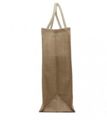 Jute tas klein 30+20x30cm