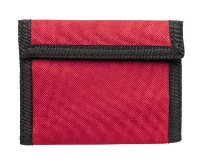 Polyester portemonnee rood