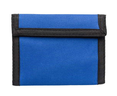Polyester portemonnee blauw