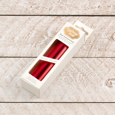 725361 Red -Matt- CC heat activated foil
