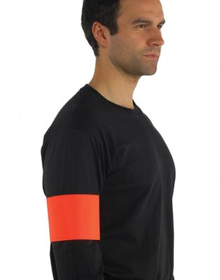 Fluor sport print armband red mt. S/M