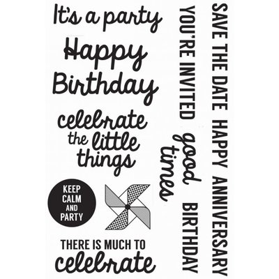 Kaisercraft - Pop! Quotes clear stamp