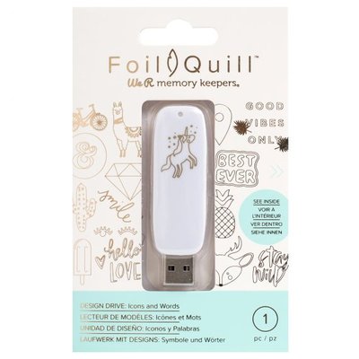 Foil Quill USB - Icons & Words