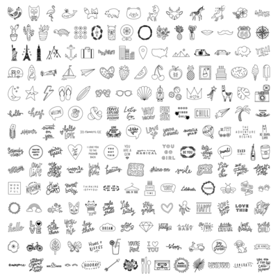 Foil Quill USB - Icons & Words