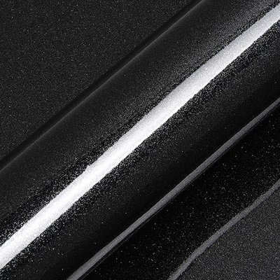 Glitter Vinyl Catechu Zwart