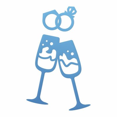CC Raise a Glass Silhouette Mini Die
